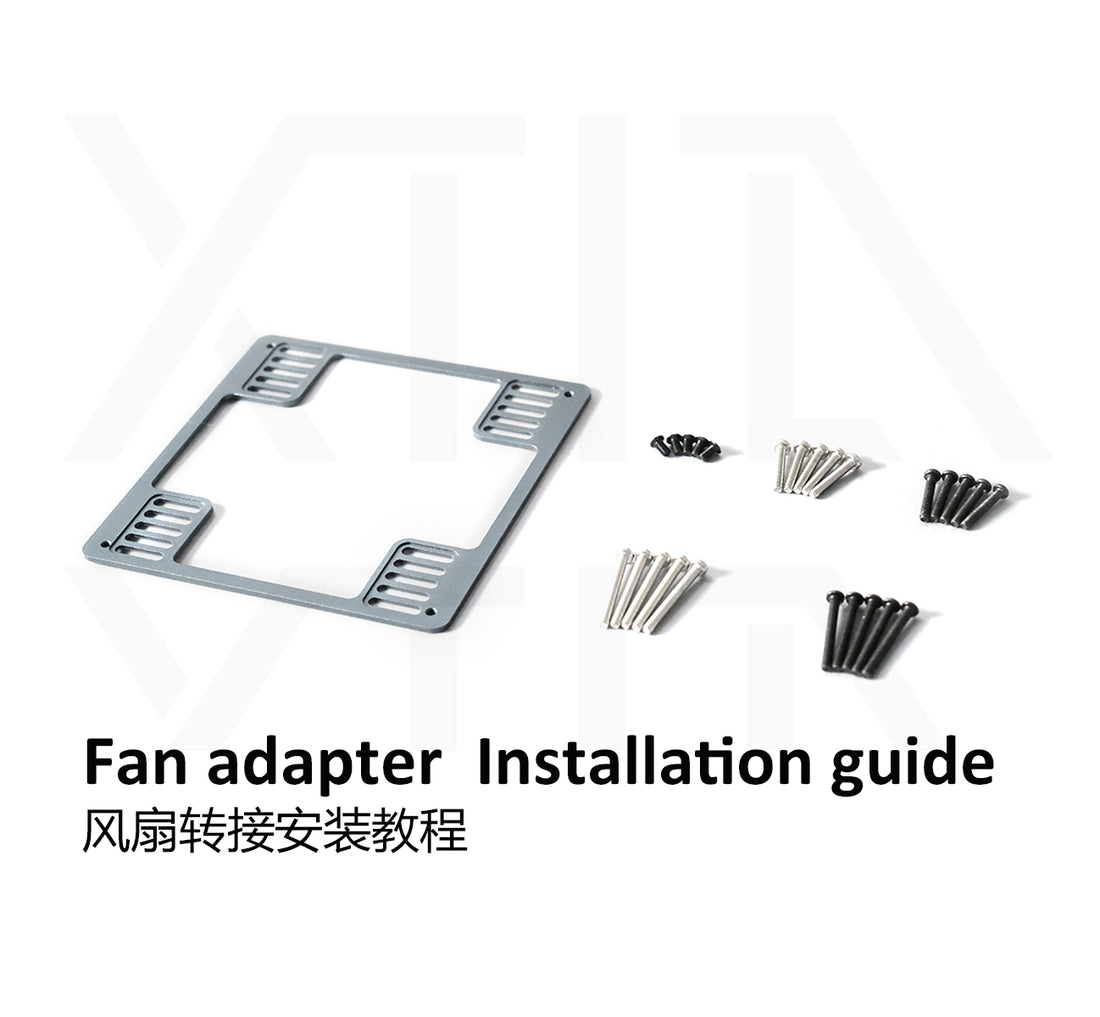 9cm to 12cm  Fan adapter（TYPE A+B）  Installation guide